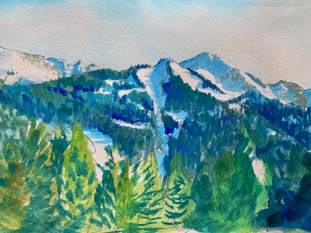 Skizzenbuch - Kanzelwand