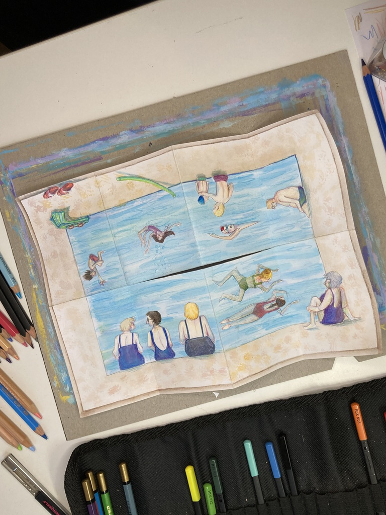 zine Swimming in a Tuesday open